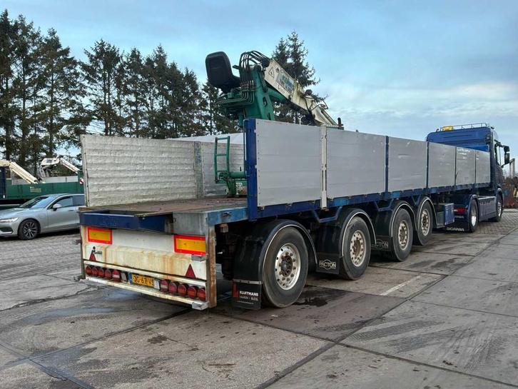 Pacton 2002 TTD 454 semi-remorque avec grue knowledge 14.000, Autos, Camions, Entreprise, Remorques et Semi-remorques, Autres carburants