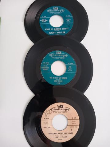 JERRY FULLER .POPCORN OLDIES USA 3 X 45 T, Enlèvement ou Envoi, Comme neuf