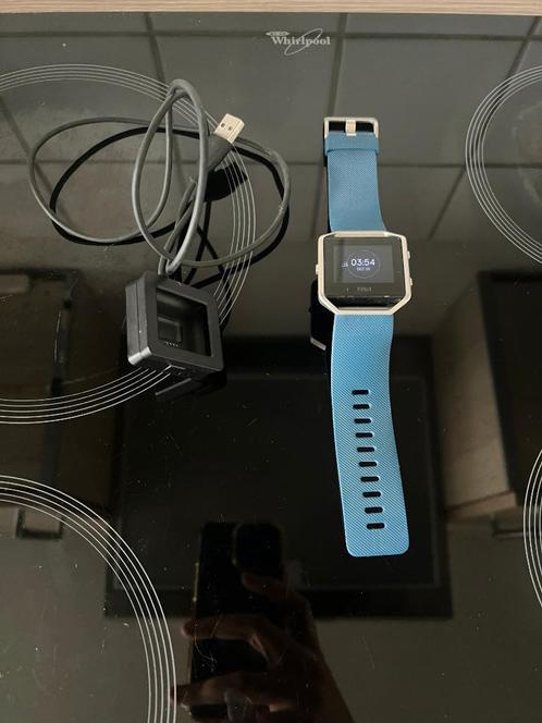 Montre connectée Fitbit Blaze - Très bon état, Handtassen en Accessoires, Smartwatches, Gebruikt, Android, Blauw, Afstand, Conditie