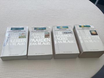 Lot van 4 delen romanserie de AARDKINDEREN. 35000 jaar geled, Enlèvement ou Envoi, Utilisé