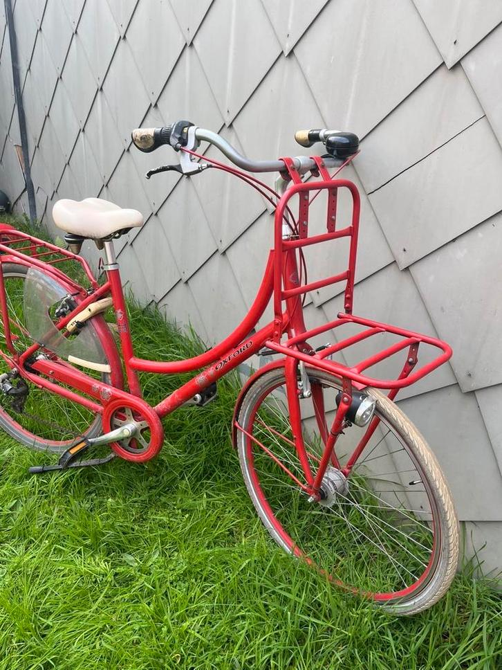 Rode Oxford damesfiets, Fietsen en Brommers, Fietsen | Dames | Omafietsen, Gebruikt, Ophalen