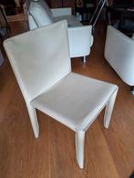 CATELLAN Italiaanse lederen stoelen (4), Huis en Inrichting, Stoelen, Ophalen, Gebruikt, Overige kleuren, Leer