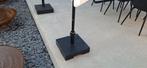 paraplu voet. beton / pvc zwart, Tuin en Terras, Ophalen, Gebruikt