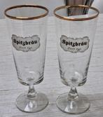 2 X SPITZBRAU DORT TYP BIERGLAZEN., Verzamelen, Ophalen of Verzenden, Nieuw, Glas of Glazen, Overige merken