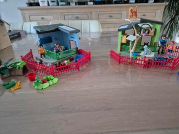 Kattenverblijf en knaagdierenverblijf playmobil beschikbaar voor biedingen