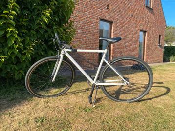 Stadsfiets Single Speed 500 Wit Size S, Enlèvement, Comme neuf