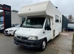 Fiat Ducato MOBILHOME 2.8Jtd •19.932 KM!!!• •PROPERE STAAT•, Caravans en Kamperen, Mobilhomes, Bedrijf, Diesel, Fiat