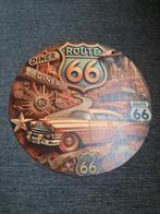Houten reclamebord route 66, Verzamelen, Ophalen of Verzenden, Reclamebord