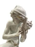 Witte porseleinen sculptuur naar Carpeaux Bleu S, Ophalen of Verzenden