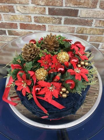 NIEUWE KERSTKRANS GOUD EN ROOD, Enlèvement ou Envoi, Neuf