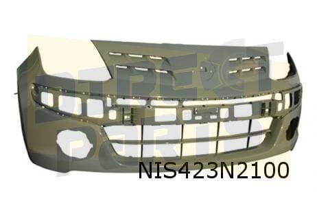 Nissan Pixo (7/09-1/14) voorbumper (+ml / Acenta) (te spuite, Auto-onderdelen, Carrosserie, Bumper, Nissan, Voor, Nieuw, Verzenden