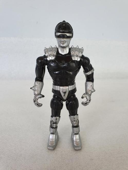 Black Atomic Ranger Warrior (Lanard, 1991), Kinderen en Baby's, Speelgoed | Actiefiguren, Gebruikt, Ophalen of Verzenden
