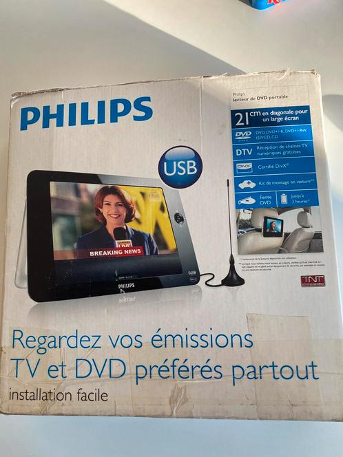 Philips PD8015/12  TV DVD, Audio, Tv en Foto, DVD spelers, Zo goed als nieuw, Dvd-speler, Philips, Draagbaar, Ophalen