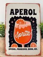 Metalen reclamebord Aperol Spritz, Verzamelen, Ophalen of Verzenden, Nieuw, Reclamebord