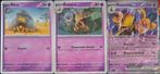 Pokemon Alakazam ex SVP050 + Abra + Kadabra, Ophalen of Verzenden, Nieuw, Meerdere kaarten, Foil