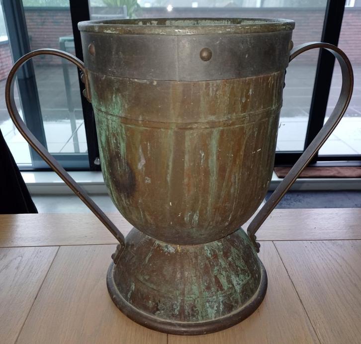 Koper – brons kelk – beker, Antiek en Kunst, Curiosa en Brocante, Ophalen of Verzenden