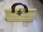 leuk zomerhandtasje, zgan,, Handtassen en Accessoires, Tassen | Damestassen, Ophalen of Verzenden, Zo goed als nieuw, Geel, Handtas