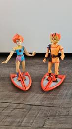 Thundercats Wilykit et Wilykat avec hoverboards, Comme neuf, Envoi