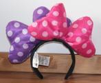Disney Minnie Mouse Double Bow Headband, Comme neuf, Mickey Mouse, Enlèvement ou Envoi, Vêtements ou Textile