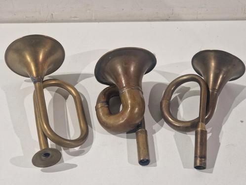 Set van 3 , trompet , fiets auto bel toeter Condor horn, Muziek en Instrumenten, Blaasinstrumenten | Trompetten, Gebruikt, Overige typen
