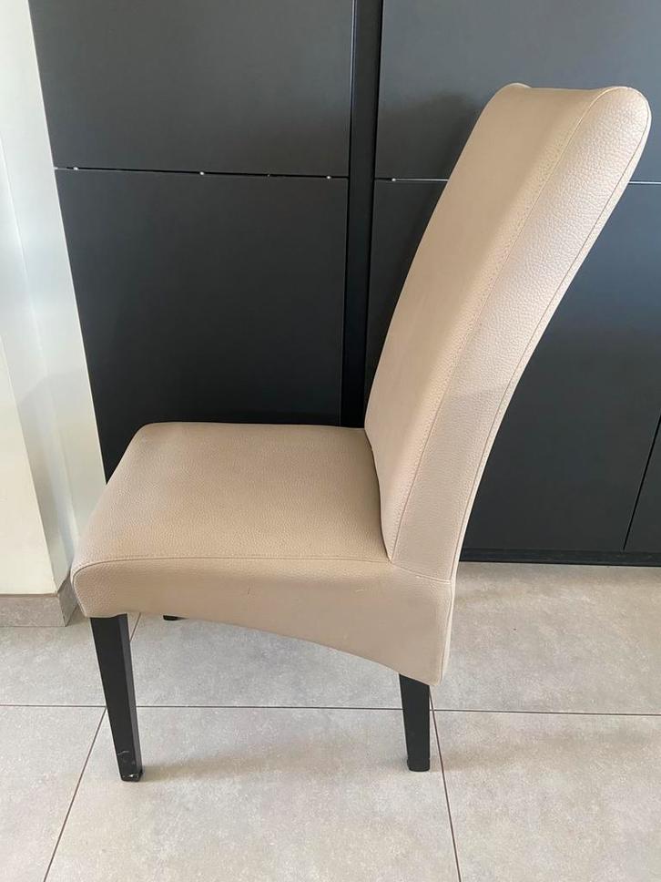 Eetkamerstoelen, Maison & Meubles, Chaises, Utilisé, Cinq, Six Chaises ou plus, Synthétique, Enlèvement