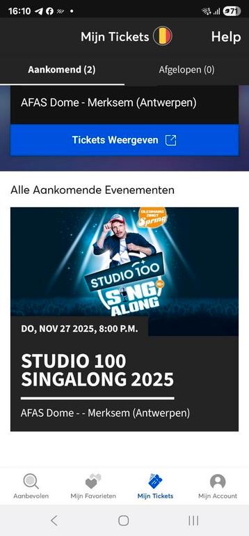 Studio 100 sing along beschikbaar voor biedingen
