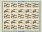 ZAIRE OBP 943** VOLLEDIG BLAD LUCHTVAART, Ophalen of Verzenden, Postfris