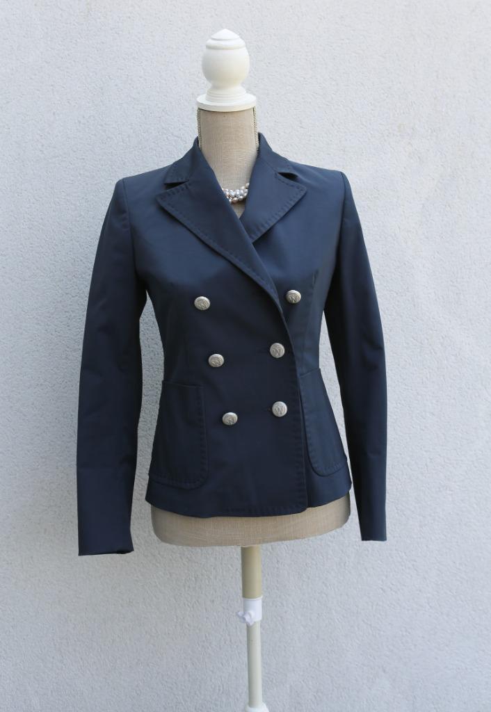 Mooie marineblauwe blazer 36, Kleding | Dames, Jasjes, Kostuums en Pakken, Zo goed als nieuw, Maat 36 (S), Blauw, Ophalen of Verzenden