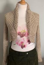 Sono io zeer mooie bolero 38/40 NIEUWSTAAT, Maat 38/40 (M), Beige, Sono io, Ophalen of Verzenden