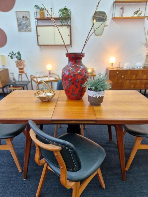 Vintage eettafel Louis van Teeffelen design 70s, Huis en Inrichting, Tafels | Eettafels, Gebruikt, Ophalen