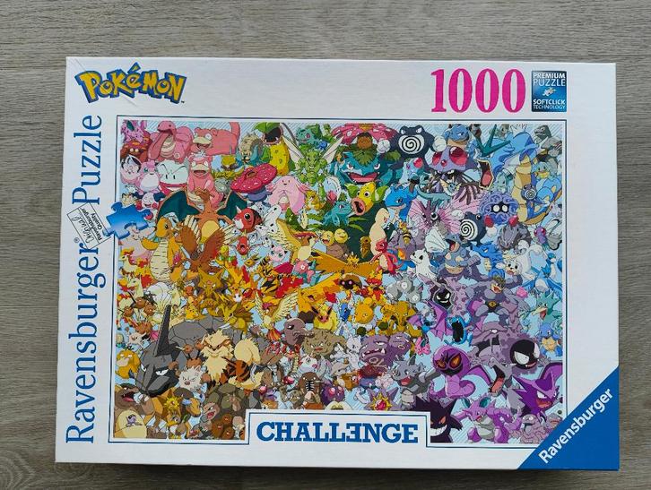 Pokémon puzzel Ravensburger 1000 stukjes –compleet als nieuw, Hobby en Vrije tijd, Denksport en Puzzels, Zo goed als nieuw, Legpuzzel