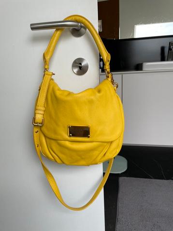 Un sac à main jaune d'été signé Marc Jacobs, Enlèvement ou Envoi, Comme neuf, Blanc, Sac à main