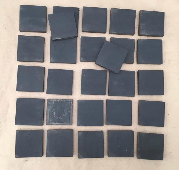 Lot de 27 carreaux Gilliot Hemiksem authentiques, Bricolage & Construction, Dalles & Carrelages, Comme neuf, Céramique, Moins de 20 cm