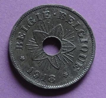 1918 50 centimes Albert 1er NLFR, Timbres & Monnaies, Envoi, Métal, Monnaie en vrac