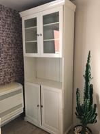 Buffet vitrinekast wit, Huis en Inrichting, Ophalen, Gebruikt, 50 tot 100 cm, Landelijk