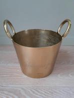 Seau à champagne rond en métal de qualité robuste, Enlèvement ou Envoi, Utilisé