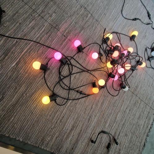 Lichtslingers Twinkly kleurmix of wit, Tuin en Terras, Buitenverlichting, Gebruikt, Ophalen of Verzenden