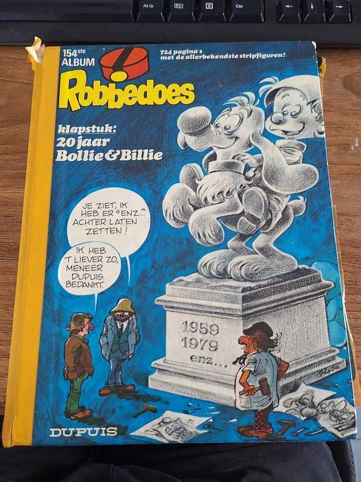 Robbedoes Bollie Billie verzamelalbum - 154ste album 1979, Boeken, Stripverhalen, Gelezen, Meerdere stripboeken, Ophalen of Verzenden
