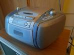 Draagbare radio, cd en cassettespeler 'United'., Ophalen, Gebruikt, Radio, Met cd-speler