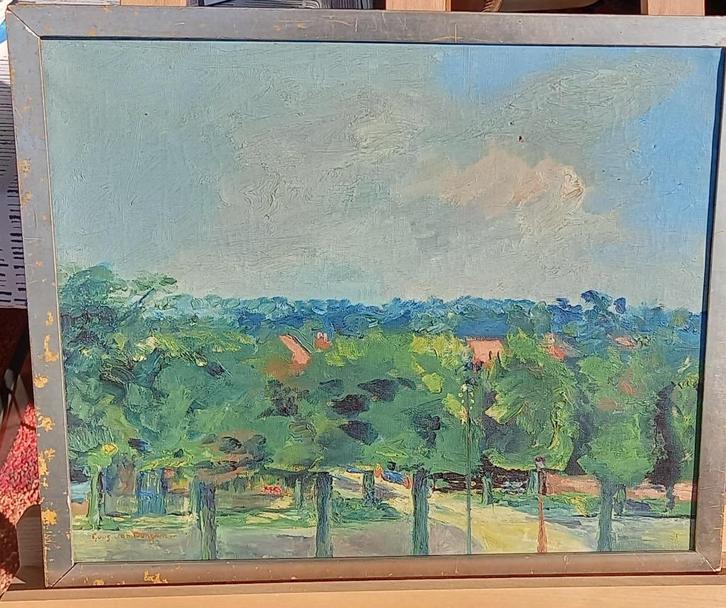 Schilderij Guus Van Dongen, Antiek en Kunst, Kunst | Schilderijen | Klassiek, Ophalen of Verzenden