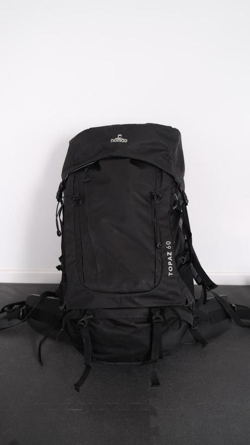 Nomad Topaz 60 L wandel rugzak hiking zwart, Sport en Fitness, Bergsport en Wandelen, Zo goed als nieuw, Rugzak, Ophalen of Verzenden