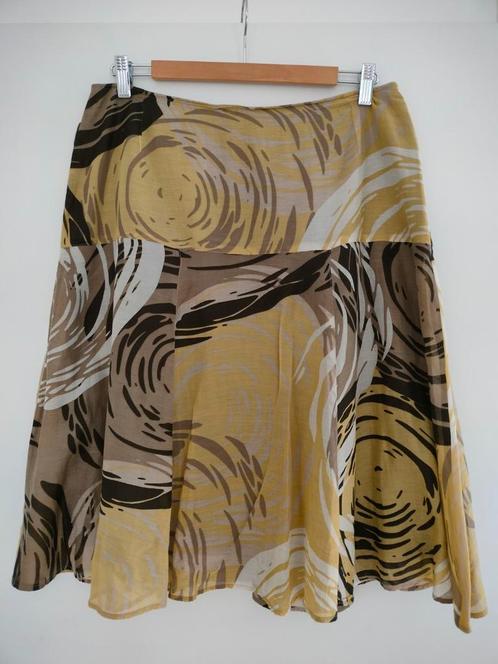 Prachtige rok Atmos Fashion  maat 42 of XL, Kleding | Dames, Rokken, Zo goed als nieuw, Maat 42/44 (L), Bruin, Knielengte, Ophalen of Verzenden