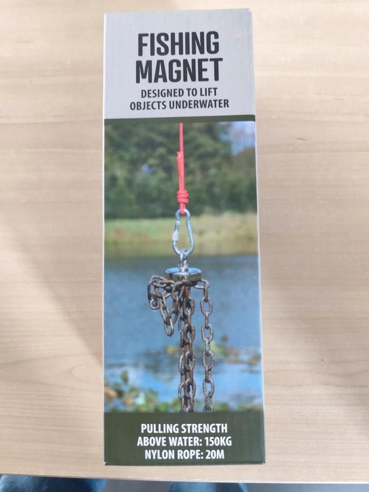 vismagneet 150 kg, Hobby en Vrije tijd, Metaaldetectors, Nieuw, Ophalen of Verzenden