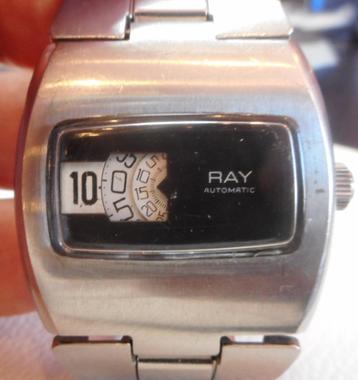 21) Ray digital automatique vintage, calibre PUW 1560D 25 ru beschikbaar voor biedingen