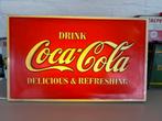 Oude Coca Cola reclame lichtbak, Verzamelen, Ophalen of Verzenden, Gebruikt, Lichtbak of (neon) lamp