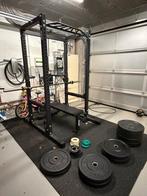 ATX Power Rack + halterbank + gewichten – topstaat, Sport en Fitness, Ophalen, Benen, Krachtstation, Aluminium