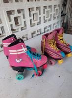 2 paires de rollers petite pointure, Sports & Fitness, Patins à roulettes alignées, Enlèvement, Enfants