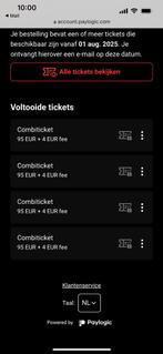 Tickets Marktrock Leuven vr 22 en za 23 aug 2025 (4 stuks), Drie personen of meer, Meerdaags