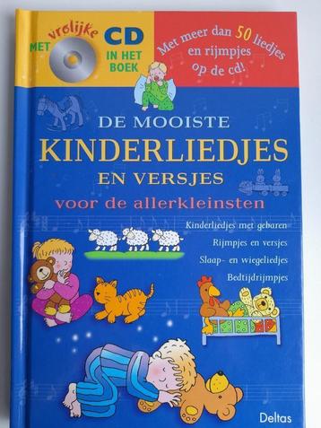 De mooiste kinderliedjes en versjes.  Boek met cd beschikbaar voor biedingen