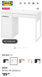 Bureau ikea micke, Huis en Inrichting, Bureaus, Ophalen, Zo goed als nieuw, Bureau